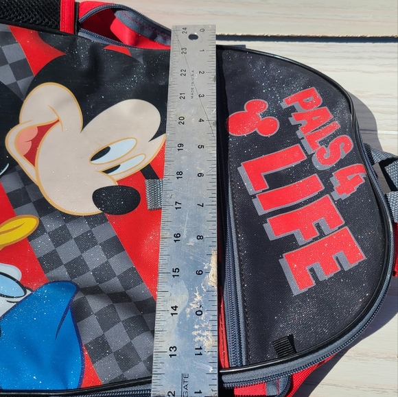 Mickey Mouse And Donald Duck Backpack With Lunchbox Canvas - Picture 4 of 9